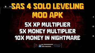 SAS 4 SOLO LEVELING MOD – 10x FASTER LEVELING & MASSIVE CRED FARM – FASTEST LEVELING EVER!