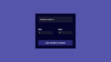 Random Number Generator App React