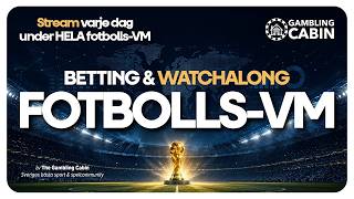 Watchalong PORTUGAL - SPANIEN | Betting under Fotbolls-VM...