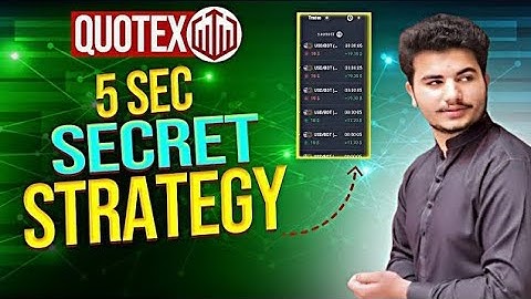 Quotex 5 Sec Secret Strategy | 99% Accuracy | Quotex Trading 5 Second winning Strategy | Binary