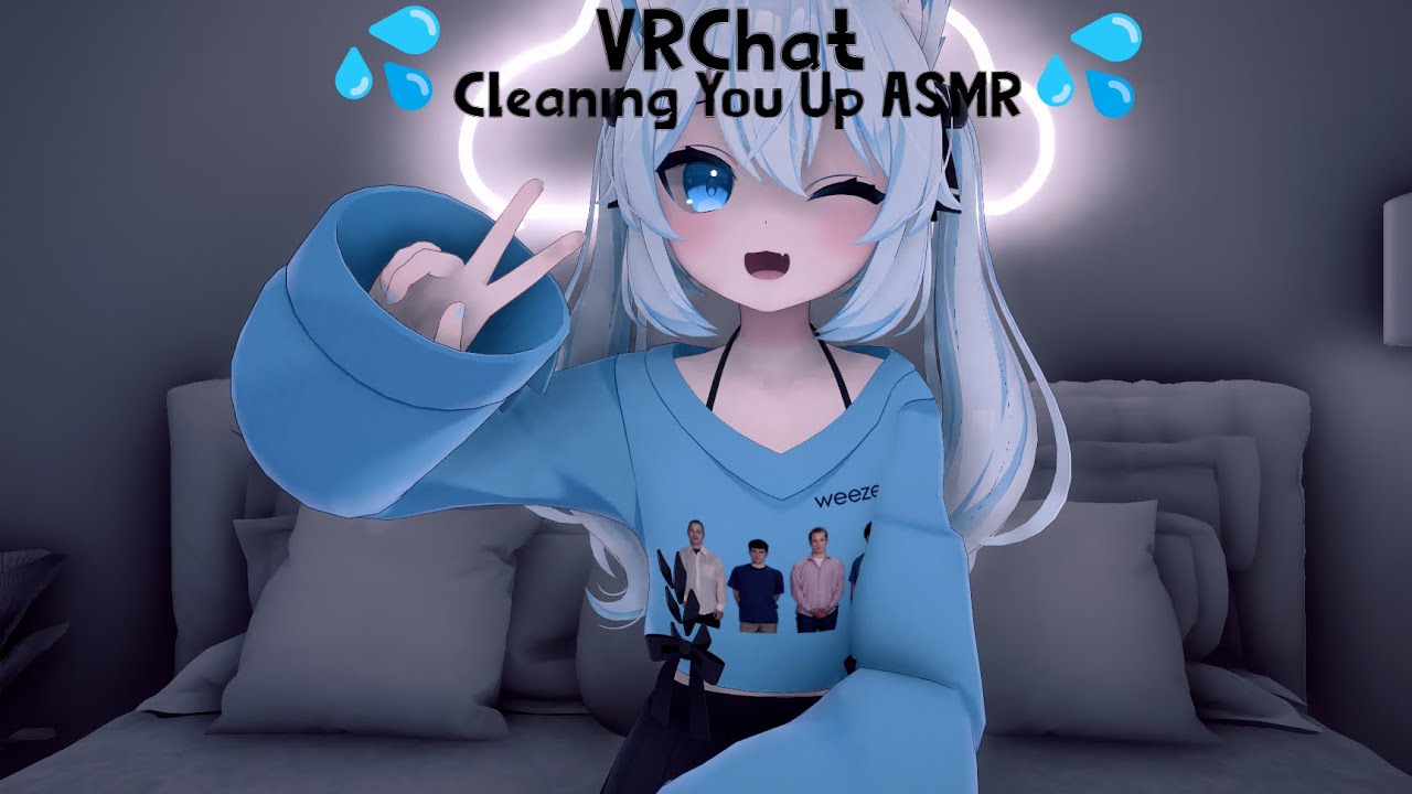 💦Cleaning Your Face VRChat ASMR💦 - YouTube