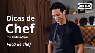 Dicas de Chef: Faca de chef VARDAGEN | IKEA Portugal