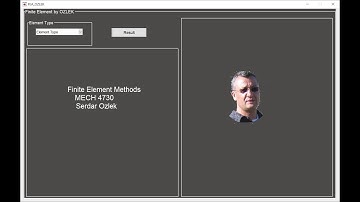 Finite Element Educational Program using a MATLAB GUI