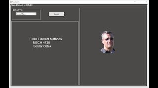 Finite Element Educational Program using a MATLAB GUI