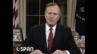 George H.W. Bush announces end of Cold War (December 25, 1991)