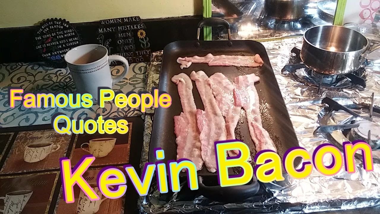 FAMOUS PEOPLE Quotes - Kevin Bacon - He Can't Grow SIDEBURNS