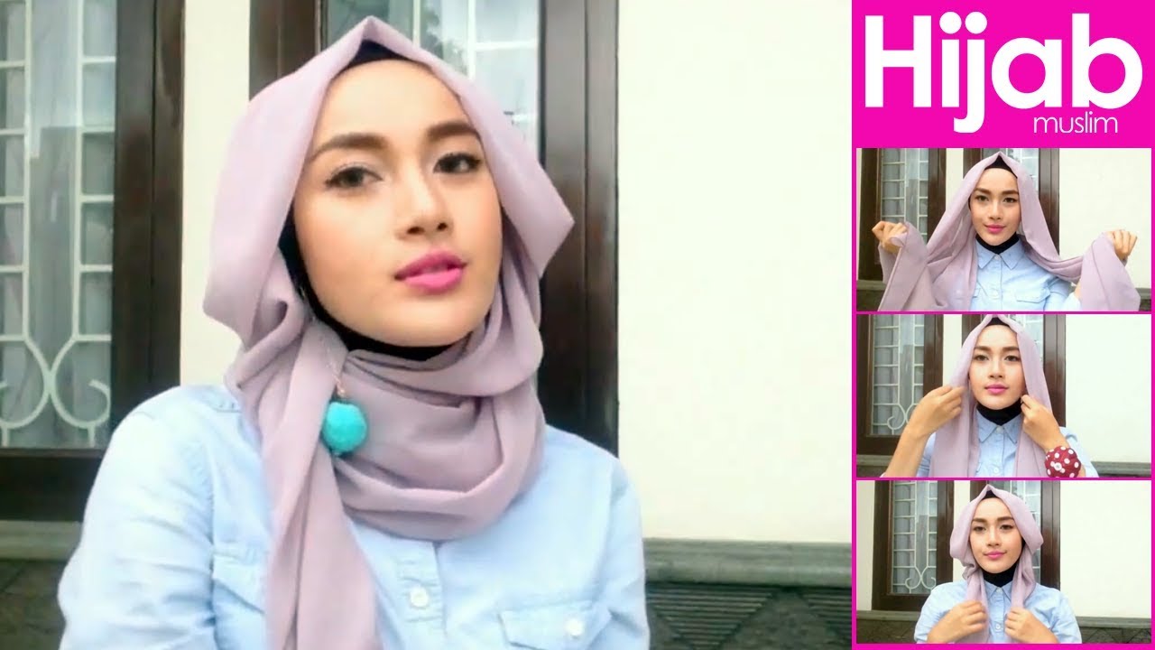 Tutorial Hijab Anting Pompom Sejutahijab
