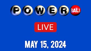Powerball Live Tonight Drawing  May 15 2024 | Powerball  drawing results  today #live