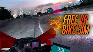 VR Motorcycle simulator and Racing game for Meta Quest 2/PCVR screenshot 1