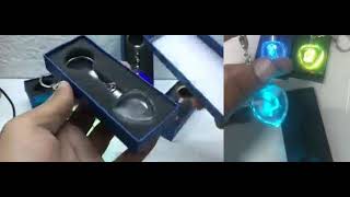Customized crystal led keychain