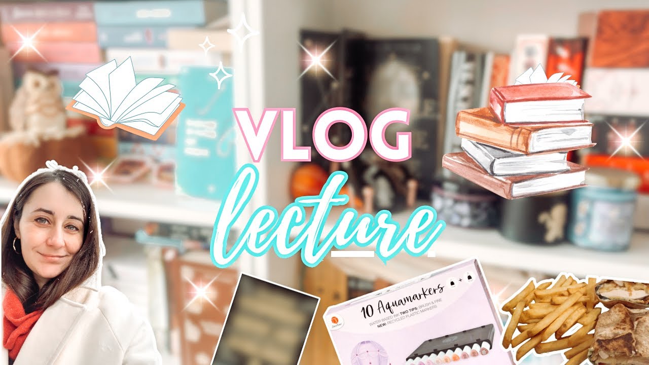Mon mari choisit mes lectures d'hiver - READING VLOG 💕