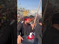 دخول موكب شهيد الجمعه الى كربلاء سيد فاقد الموسوي في كربلاء موكب شهيد الجمعه 