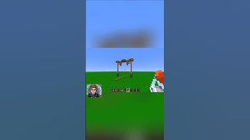 how to build Working Swing in minecraft