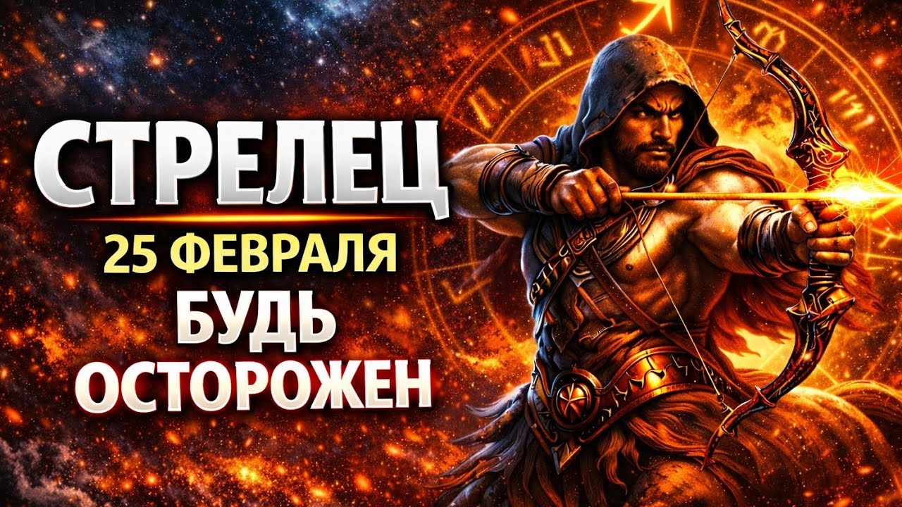 Стрелец. День, когда важно быть внимательнее к людям | 25 февраля. Гороскоп на сегодня для Стрельца 