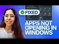 How to fix windows 10 apps not opening