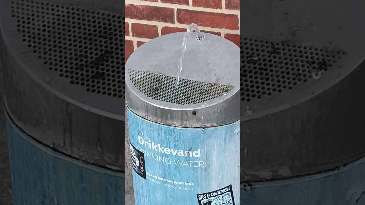 water fountain available on the streets for the public CPH Denmark 