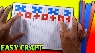 Paper Weaving Technique for Beginners (Slow Tutorial)