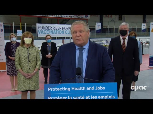Ontario Premier Doug Ford Provides Update On Covid 19 Vaccine Distribution March 30 2021 Youtube