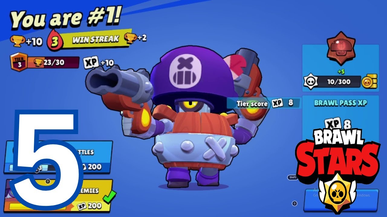 Brawl Stars gameplay walkthrough part 5 ( 3 WIN STREAKS)(Android) - YouTube