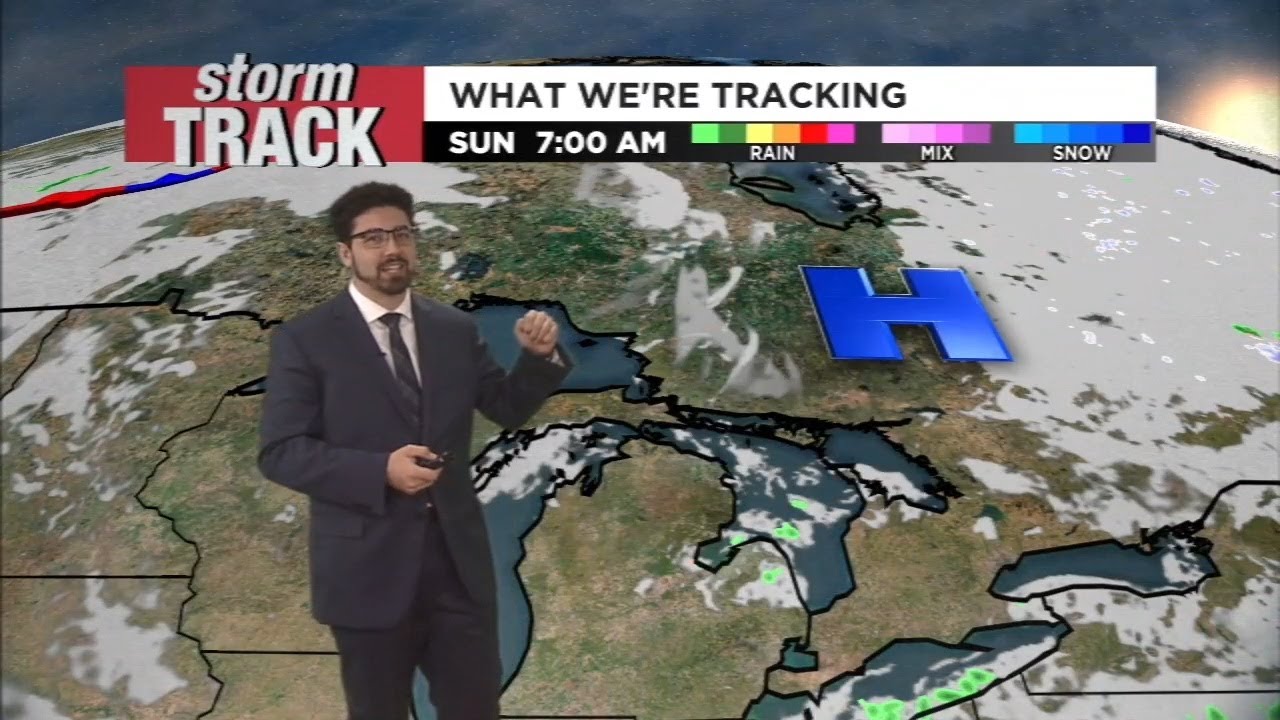 Decreasing Clouds and Warmer Sunday - YouTube