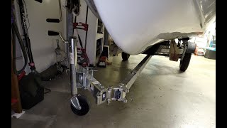 FULTON fold-away hinge kit for a boat trailer