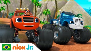 Blaze E Os Monsters Machines Blaze E Aj Contra O Esmagador Nick Jr. Em Português