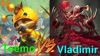 Teemo Vs Vladimir Teemo Gotta 1V9 Teemo Ap Top S8