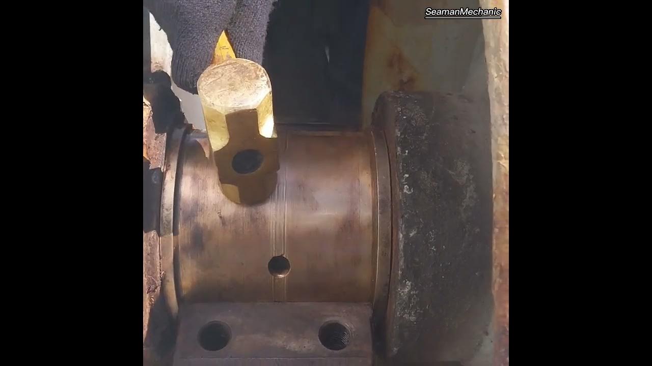 Windlass Mooring Winch openup inspection of shaft and bearing