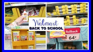 WALMART BACK TO SCHOOL SUPPLIES || SHOP WITH ME || JULY 2019