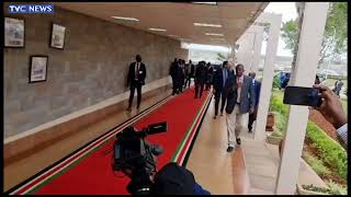WATCH: Moment President Tinubu Departs Nairobi After AU Mid-Term Summit