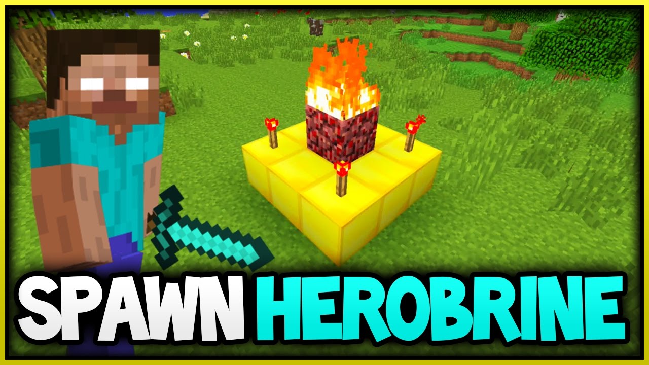 Minecraft Herobrine Spawner Tutorial(XboxOne/Xbox360) (Ps3PS4) - YouTube