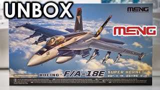 Meng F/A-18E Super Hornet 1/48 Model Kit Unbox
