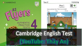 Flyers 4 -  Authentic Examination Papers 2022 Test 2 - Cambridge English YLE