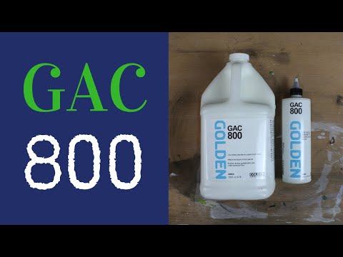 GAC 800 by Golden - How to prevent crazing in acrylic paint 