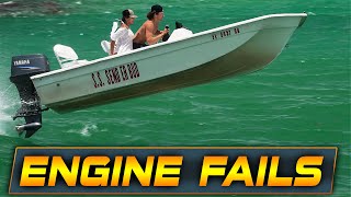 NOOB LOSES ALL FISHING RODS AND LEAVES BOAT ADRIFT AT HAULOVER INLET | BOAT ZONE