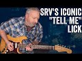 SRV&#39;s Iconic &quot;Tell Me&quot; Lick