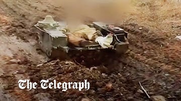 Russia uses stretcher robot to save wounded soldiers on frontline