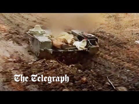 Russia uses stretcher robot to save wounded soldiers on frontline