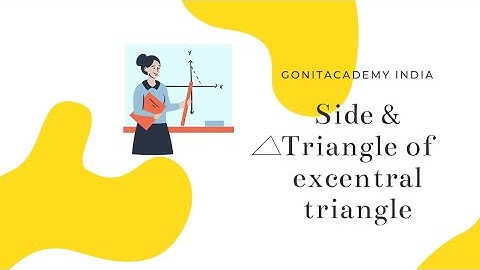 Angles and side lengths of ExCentral Triangle