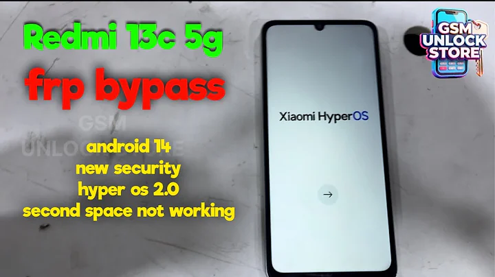 Redmi 13C 5G FRP Bypass 2025 | Android 13/14/ second space not working | HyperOS 2.0 | Without PC