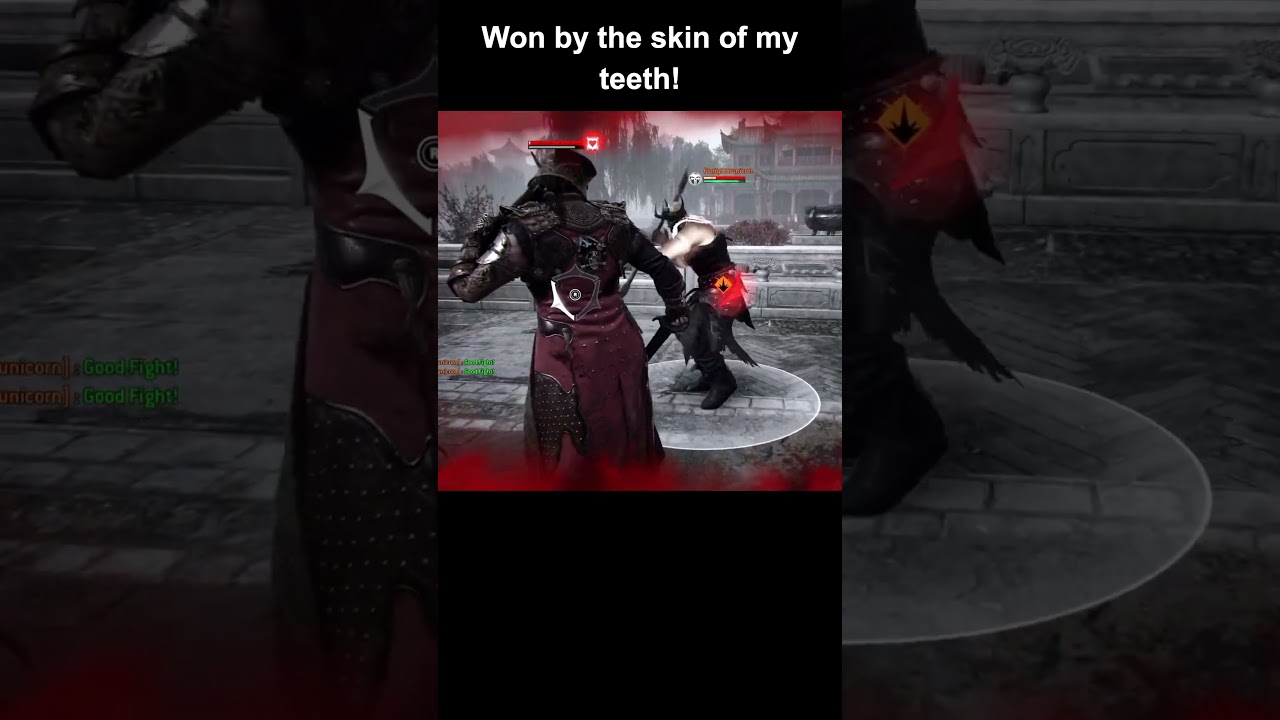 For Honor: won by the skin of my teeth!