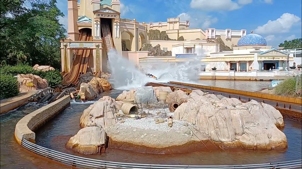 SeaWorld huge splash ride more splash USA YouTube