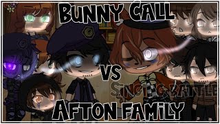 Bunny Call VS Afton Family Singing Battle || Fazbear Frights || SPOILER WARNING || Gacha Club