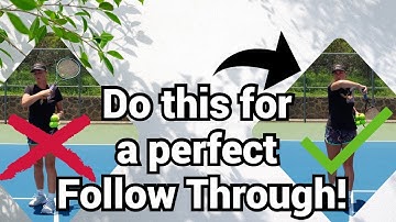How to fix your follow through in tennis