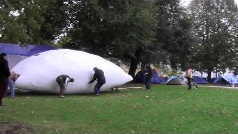 Deploy-Unroll RanDome Portland, Maine #occupymaine.m4v