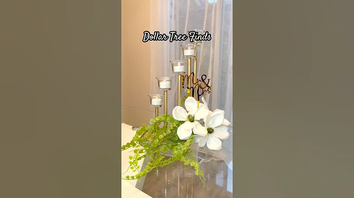 DOLLAR TREE WEDDING DECOR, WEDDING CENTERPIECE. #weddingdecor #wedding #weddingdiy #dollartree