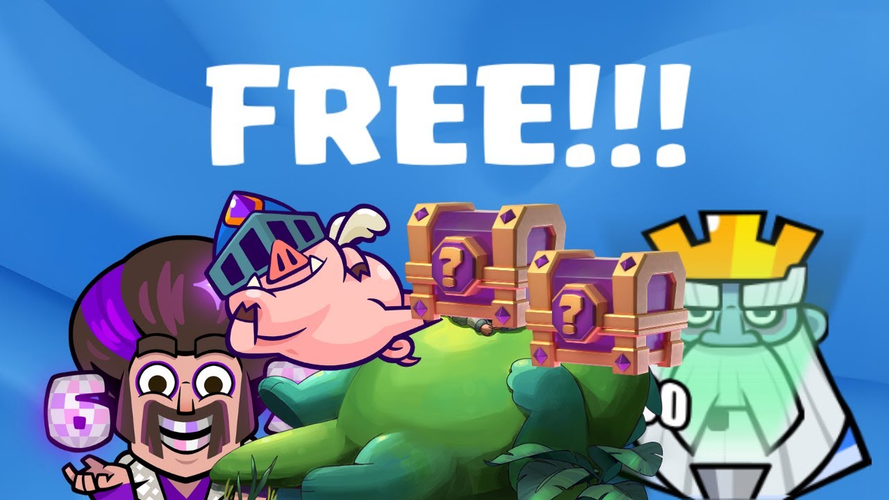 How to claim 5 *FREE* rewards in Clash Royale!