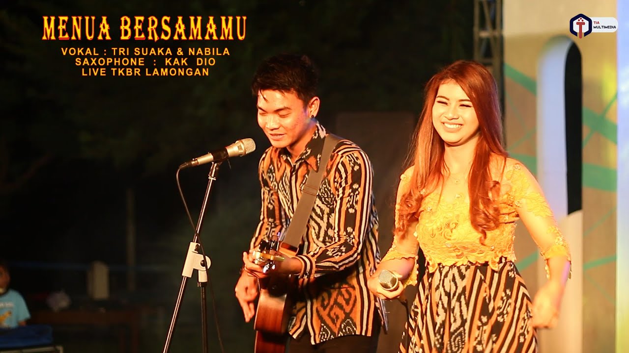 BIKIN BAPER!!!!! TRISNA (TRI & NABILA) SUAKA MENYANYIKAN LAGU MENUA BERSAMAMU FT. KAK DIO SAXOPHONE