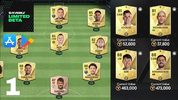 EA FC 24 Mobile Beta| Gameplay on IOS / ANDROID #1