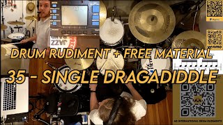 35 - Single Dragadiddle - Drum Rudiments -  Caio Moskalkoff